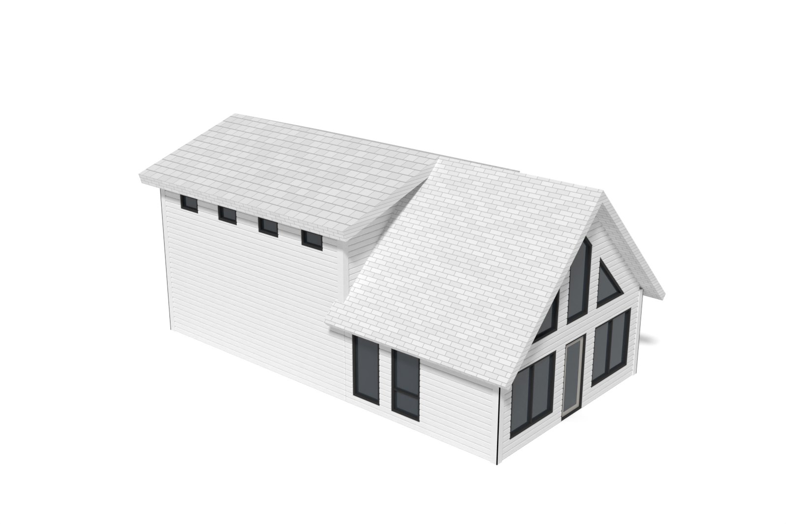 Little Twig 1160 Cedar Log with Estate Gray roof, Chestnut logs
