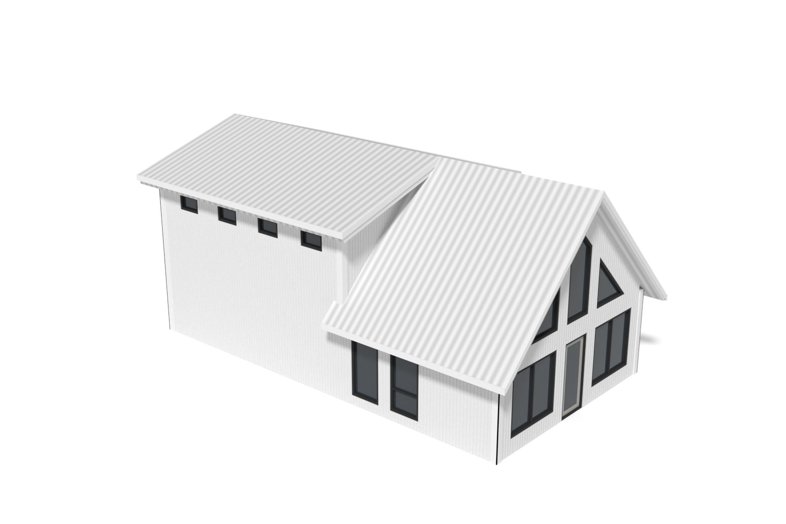 Little Twig 1160 SIP with Black roof, Charcoal siding, Black trim