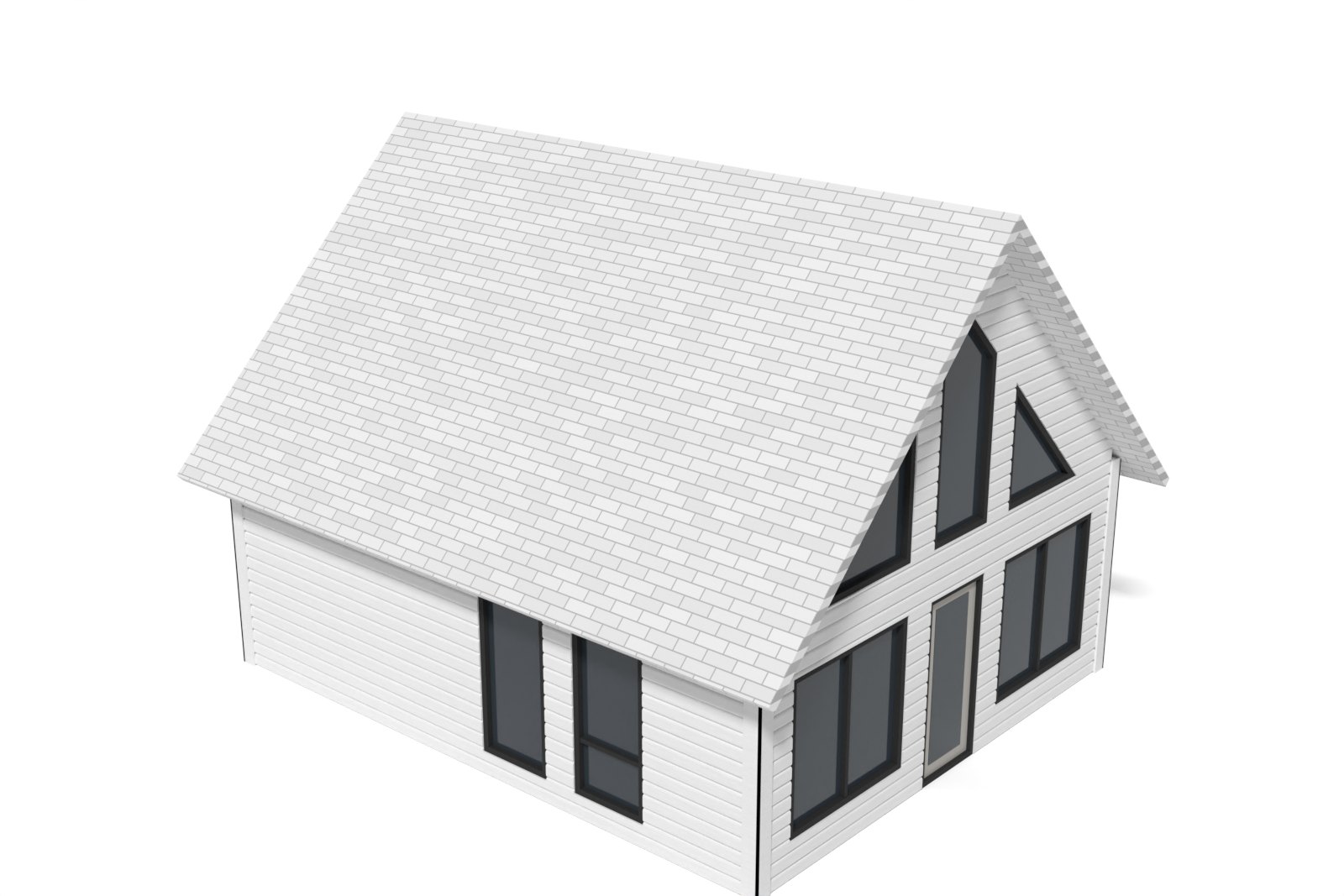Little Twig 480 Cedar Log with Estate Gray roof, Cedar logs
