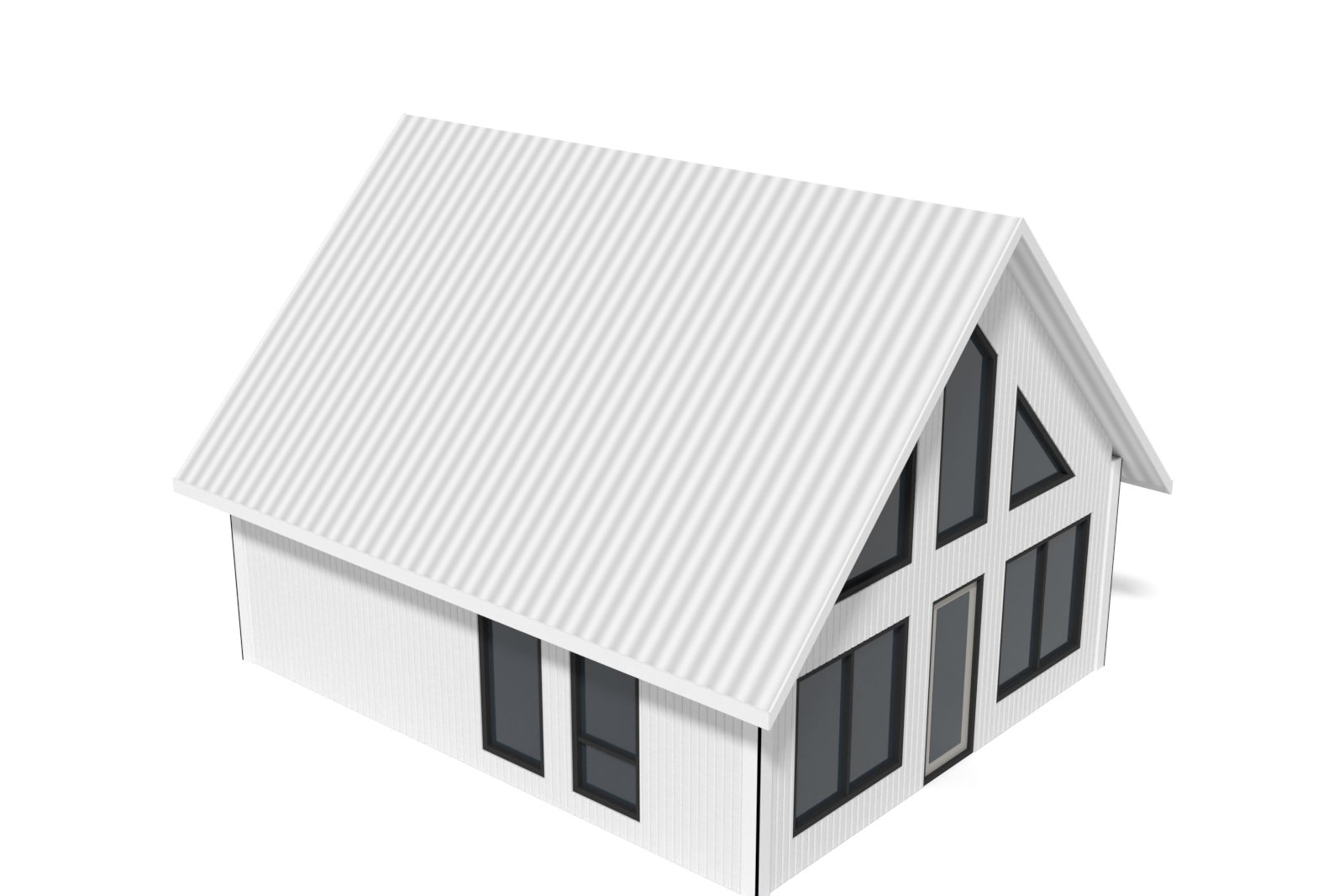 Little Twig 480 SIP with Black roof, Charcoal siding, Black trim
