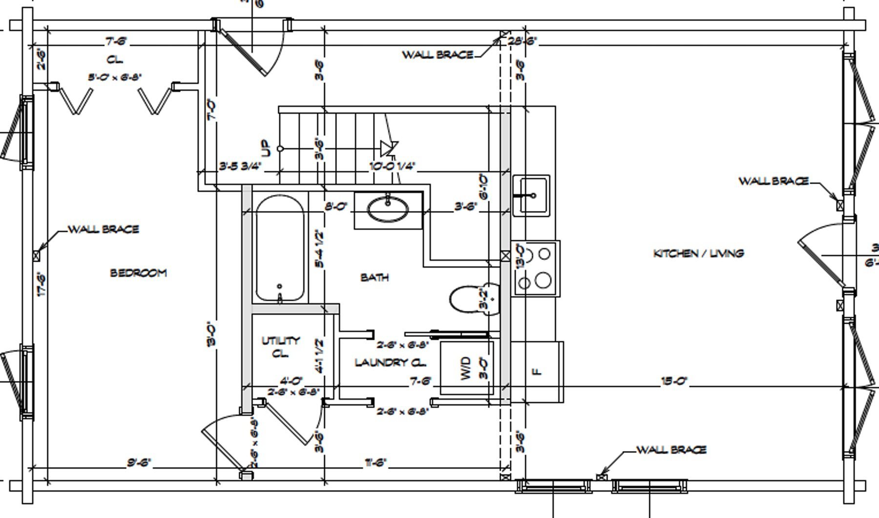 1 Bedroom, Main Floor plan