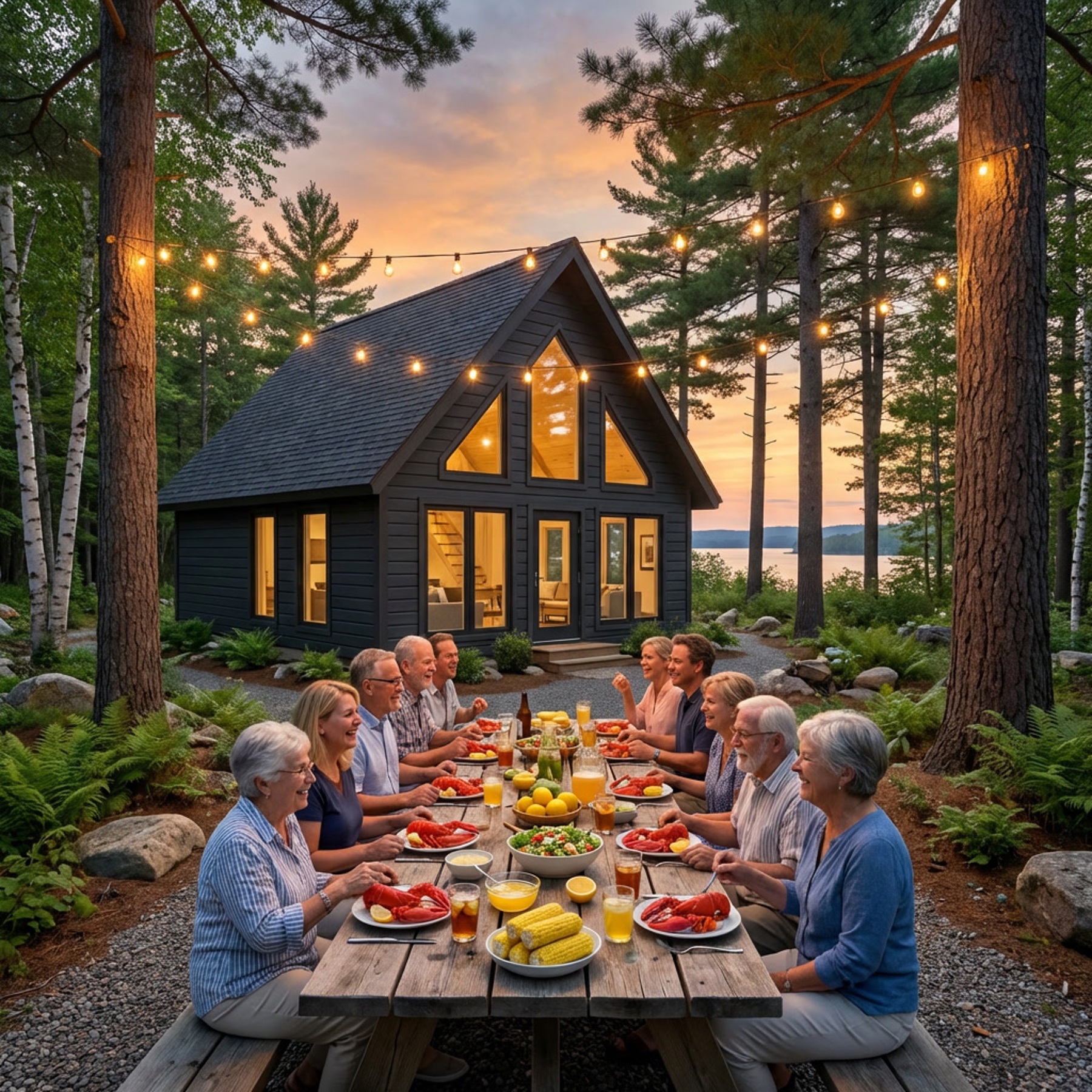 affordable  cedar log and SIP panel home kits