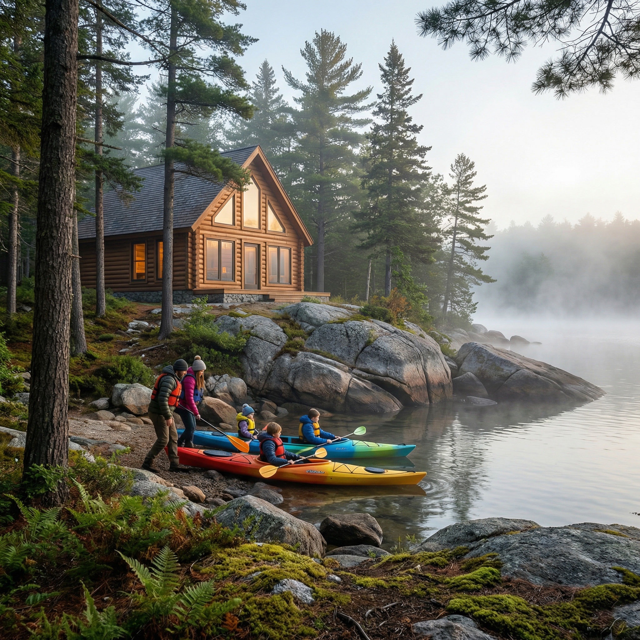 affordable SIP panel or cedar log home kits